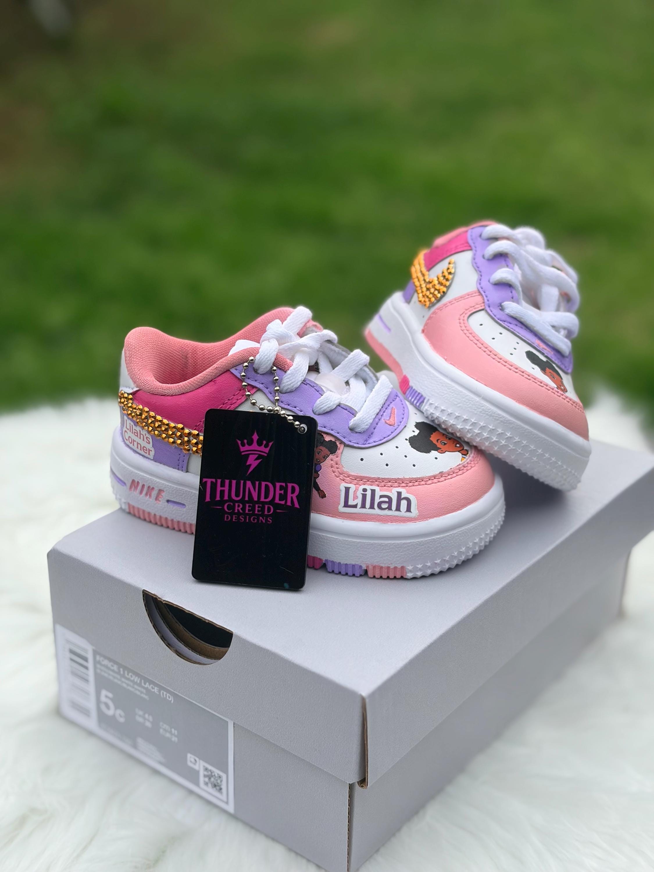Custom Kids Air Force One Sneakers, Custom Nike Shoes, Custom Kids Converse