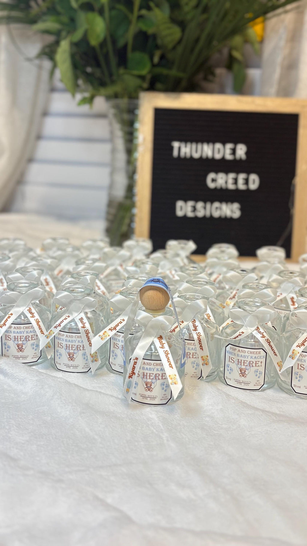Personalized Baby Shower Decor, Custom Party Favors, Birthday Party Decor, Birthday Party Favors