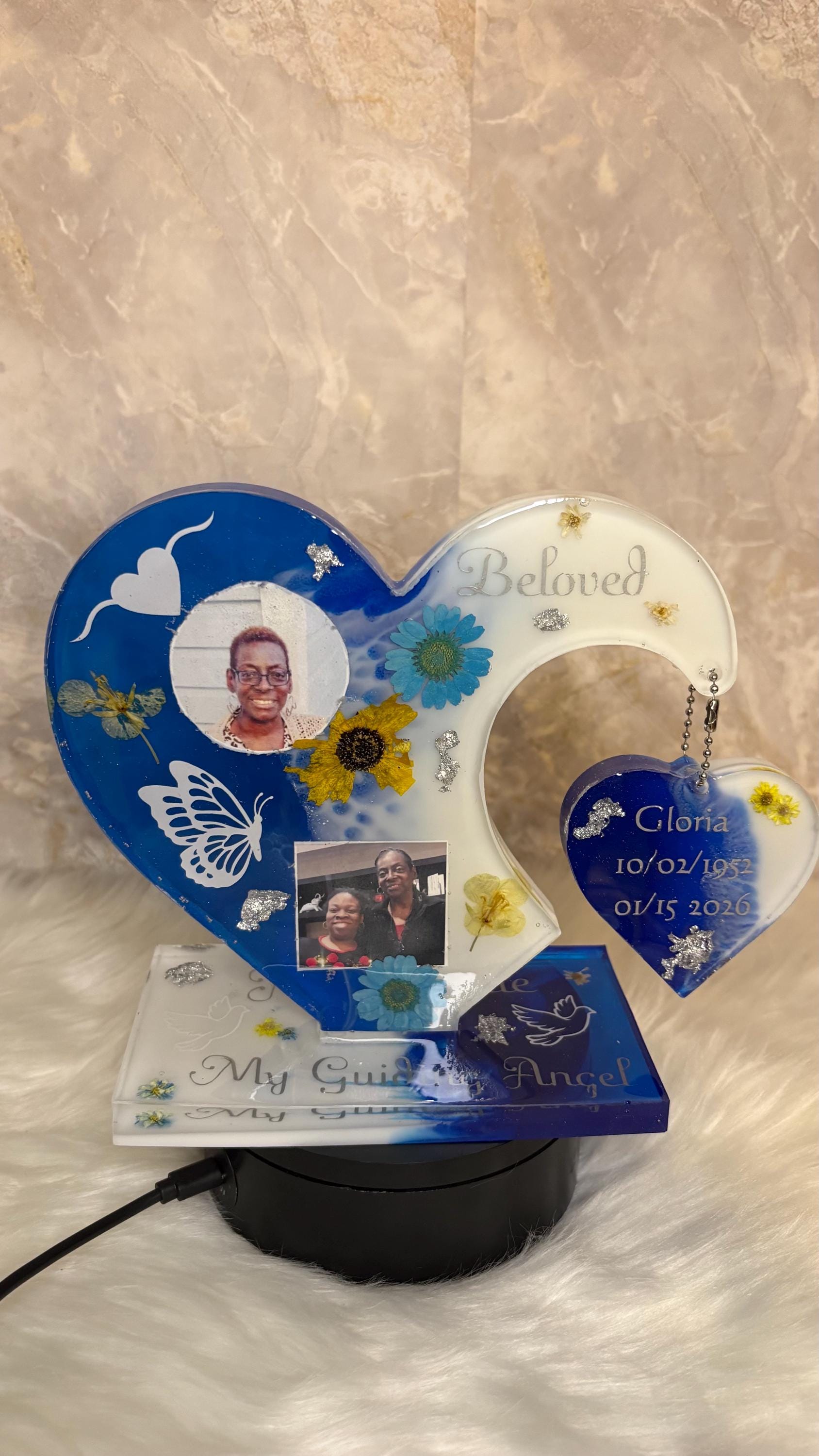 Personalized Resin Memorial Gift, Loved One Gift, Custom Photo Keepsake, Any Occasion