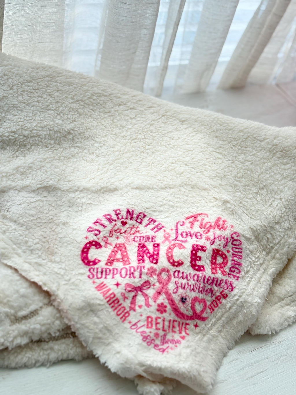 Handmade Breast Cancer Awareness Gift Bundle, Pink Ribbon Warrior Support Set
