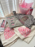 Handmade Breast Cancer Awareness Gift Bundle, Pink Ribbon Warrior Support Set