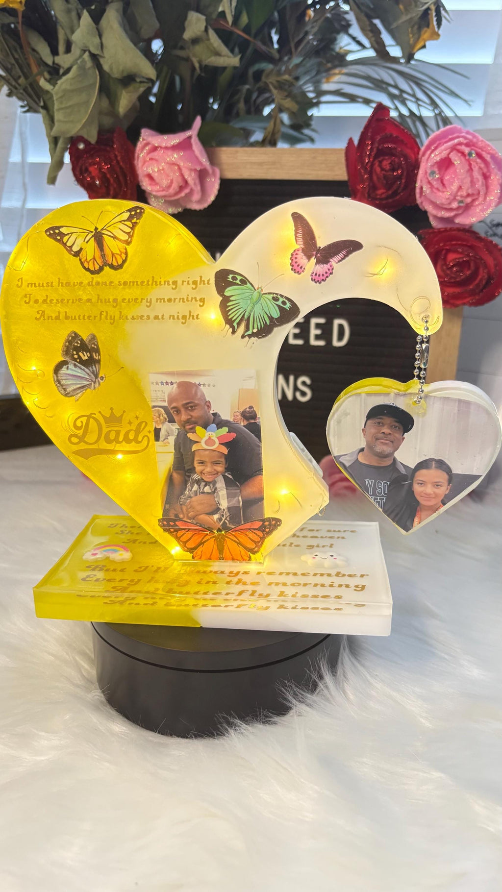 Personalized Resin Memorial Gift, Loved One Gift, Custom Photo Keepsake, Any Occasion