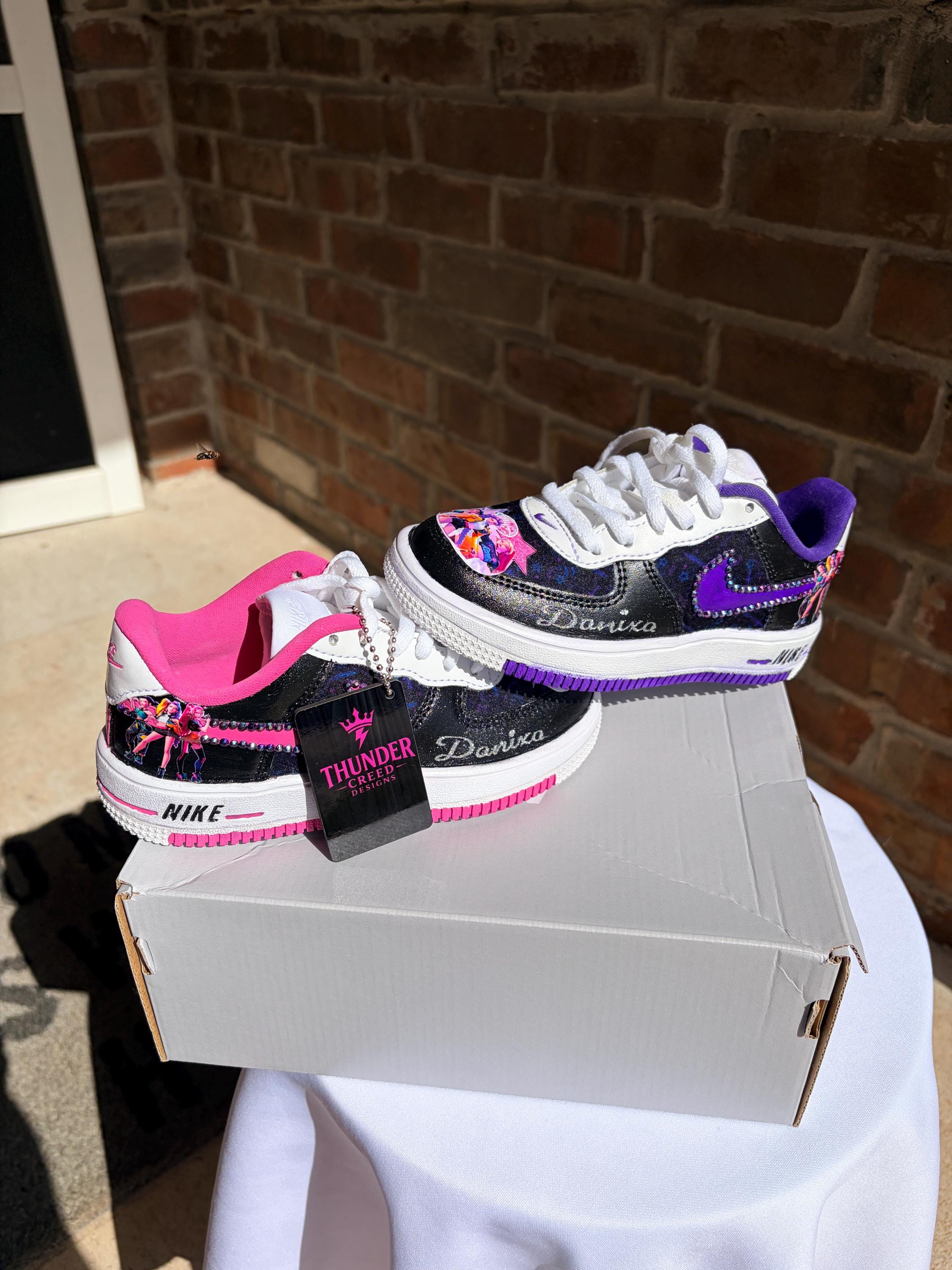Custom Kids Air Force One Sneakers, Custom Nike Shoes, Custom Kids Converse