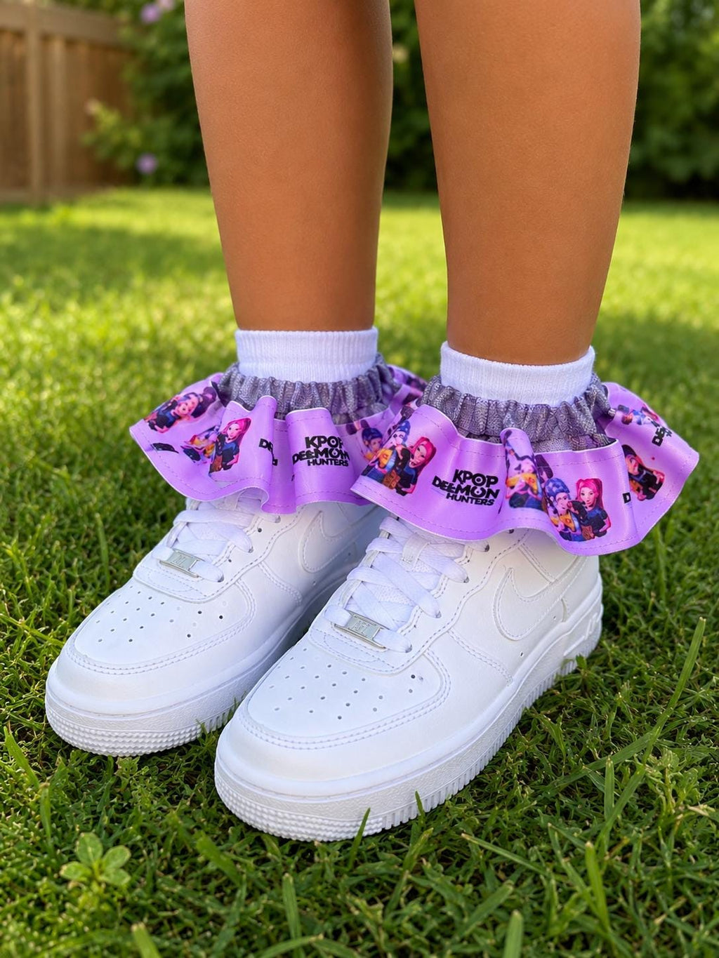 Any theme ruffle anklets, Girl ruffle socks, birthday tutu socks, pageant tutu socks, Character socks
