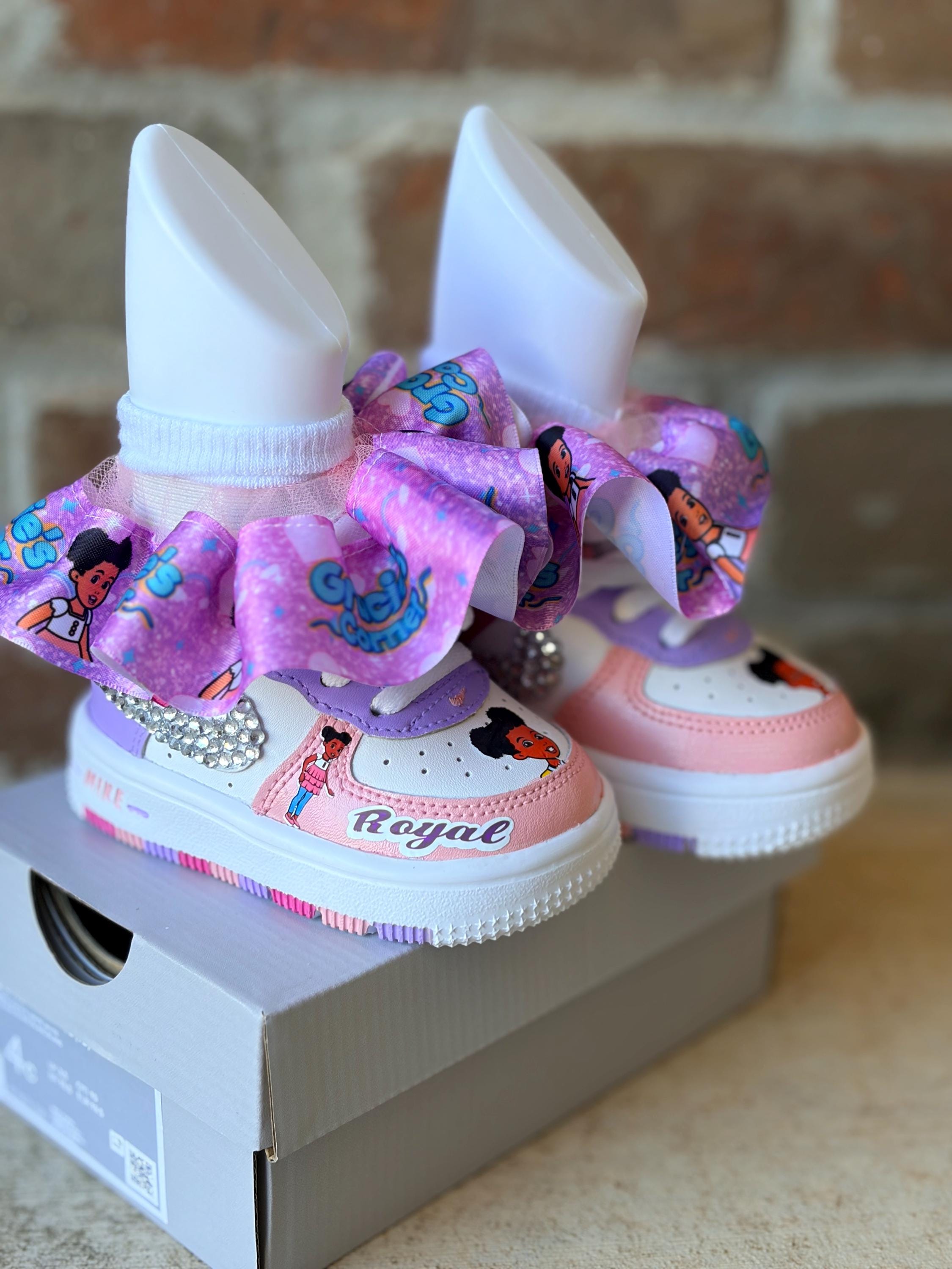 Gracies Corner Inspired Ruffle Socks, Handmade Boutique Girl Tutu socks, Birthday Outfit Accessory